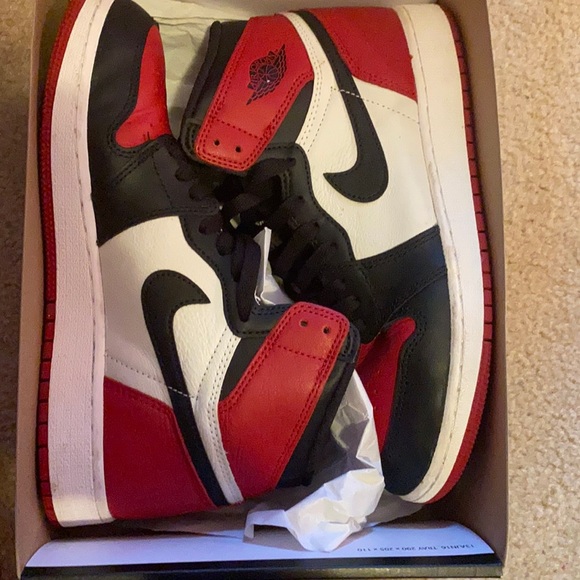 Air Jordan Bred Toe Size Youth 